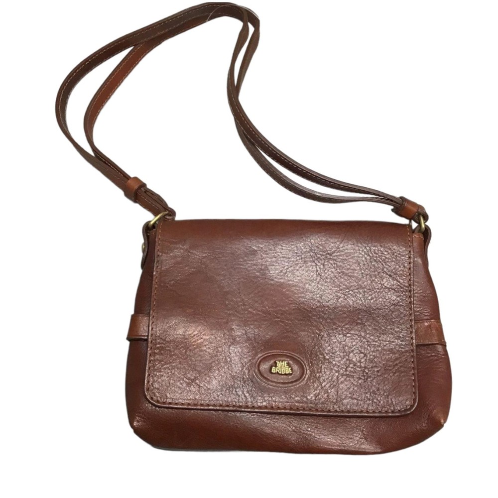 The Bridge Made in Italy Mini Leather Crossbody
